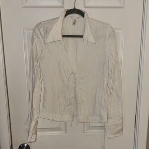 H&M Off-White Blouse
